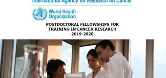 IARC Postdoctoral Fellowships for Cancer Research 2019-2020