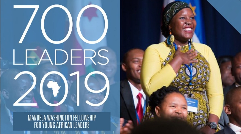 Apply: Mandela Washington Fellowship 2019 for Young African Leaders (Fully-funded to the United States)