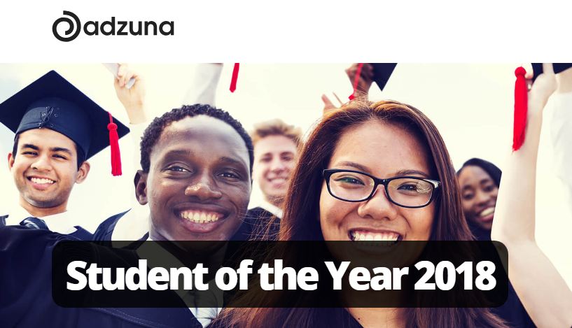 Adzuna Student of the Year Award 2018 (£3,500 prize)