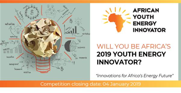 African Youth Energy Innovator Showcase 2019 (Fully-funded to Africa Energy Indaba Conference in Johannesburg)