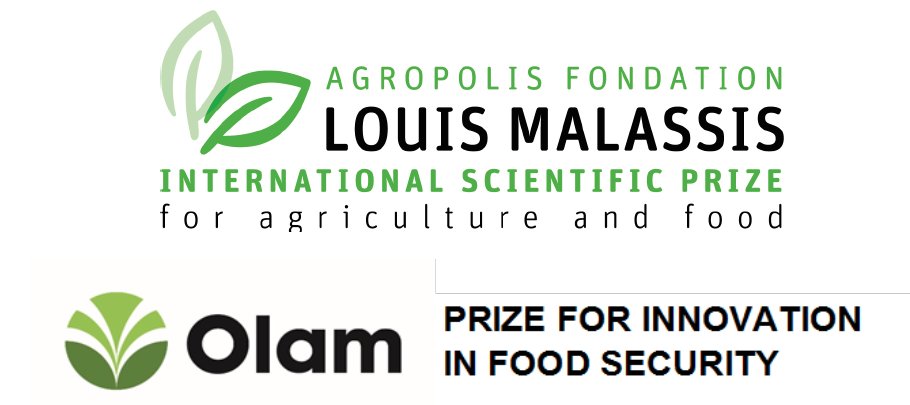 Agropolis Foundation Louis Malassis International Scientific Prize for Agriculture & Food 2019 and Olam Prize for Innovation in Food Security