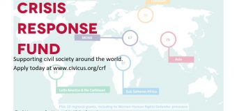 CIVICUS Crisis Response Fund for Civil Society Organisations Worldwide