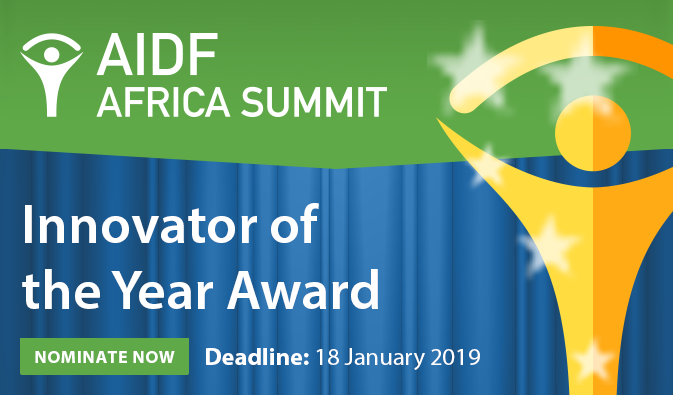 Call for Nominations: AIDF Africa Innovator Of The Year Award 2019