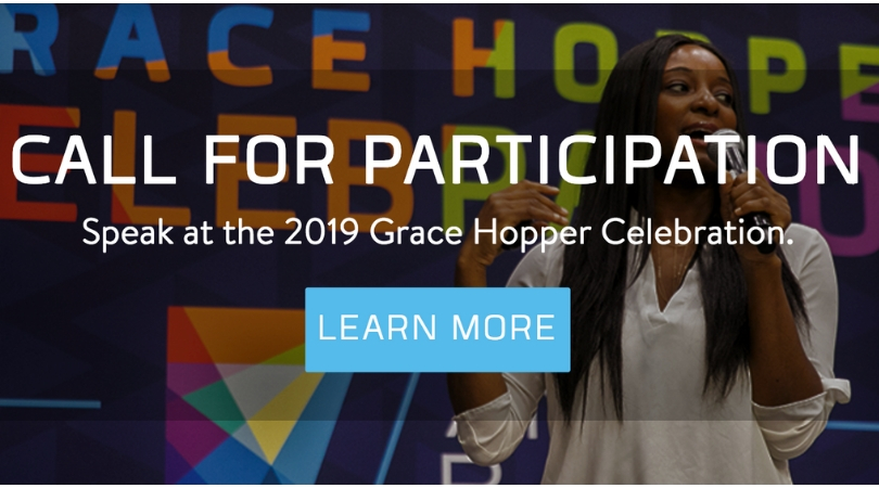 Apply to Speak at Grace Hopper Celebration (GHC) 2019 in Orlando, FL, United States