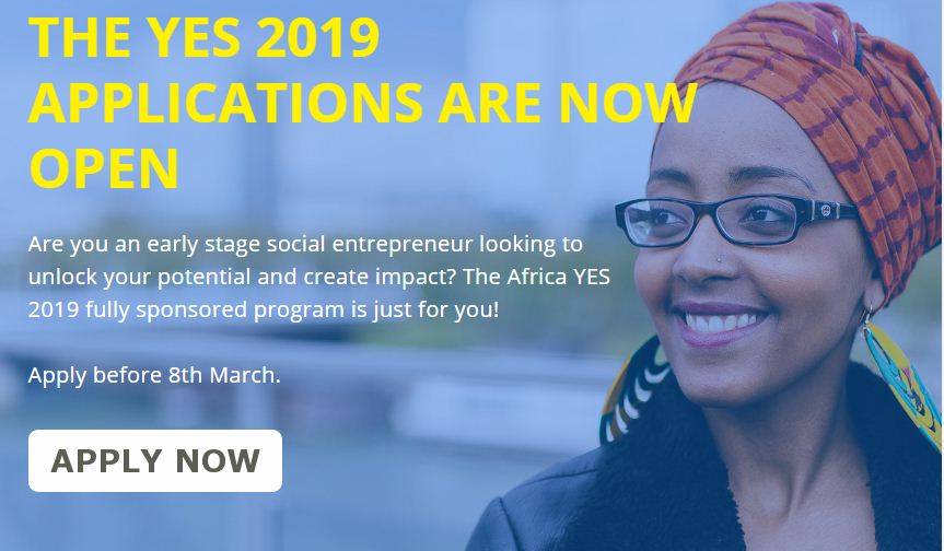 Africa Young Entrepreneur Support (YES) Program 2019