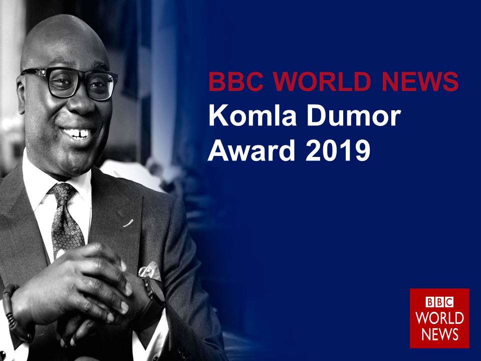 BBC World News Komla Dumor Award 2019 (Win a fully-funded training with the BBC in London)