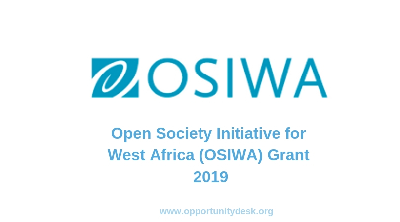 Open Society Initiative for West Africa (OSIWA) Grant 2019