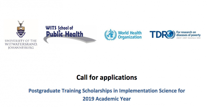 TDR Postgraduate Scholarship in Implementation Research 2019/2020