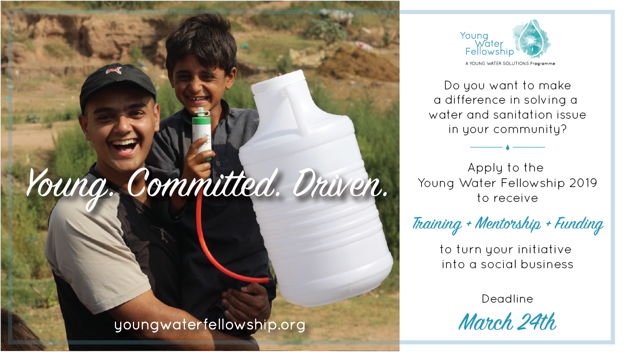 Young Water Fellowship Program 2019 for Young Leaders (Fully-funded)