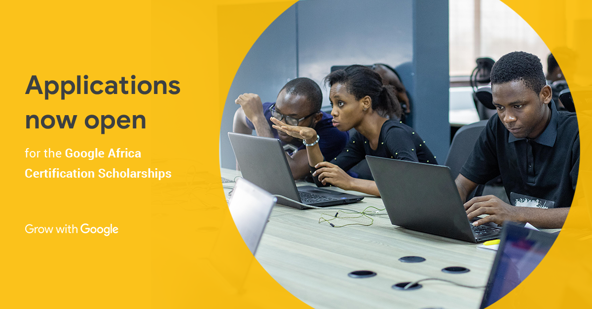 Google Africa Certification Scholarship Programme 2019 for Young Africans