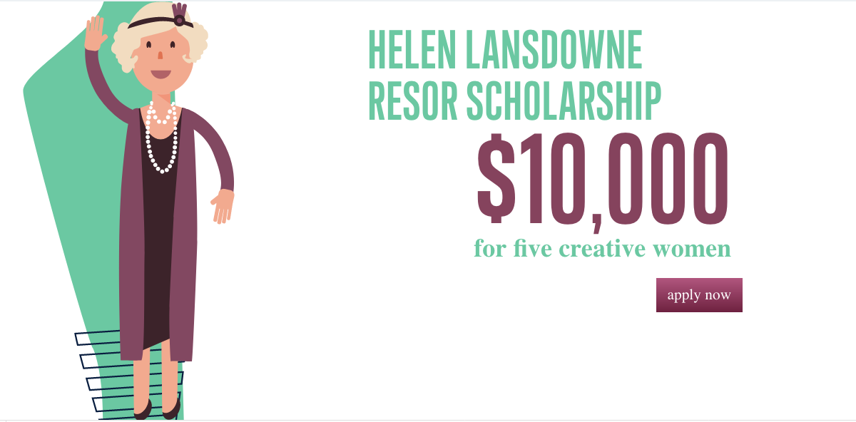 Helen Lansdowne Resor Scholarship 2019 for Creative Women (Up to $10,000 + Internship at Wunderman Thompson)