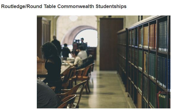 ACU Routledge/Round Table Commonwealth Studentships 2019 (Funding available)