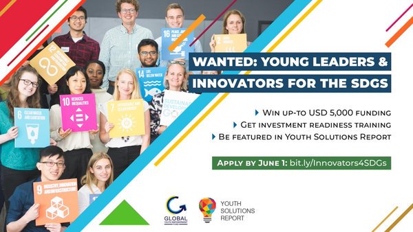 JCI/SDSN Programme 2019 for Young Leaders and Innovators for the SDGs (Up to USD $5,000 in funding)