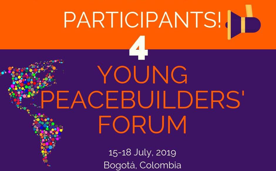 UNOY Young Peacebuilders’ Forum 2019 – Bogotá, Colombia (Funded)