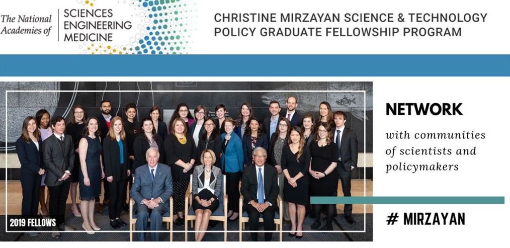 Christine Mirzayan Science and Technology  Policy Graduate Fellowship Program 2020 (Stipend available)