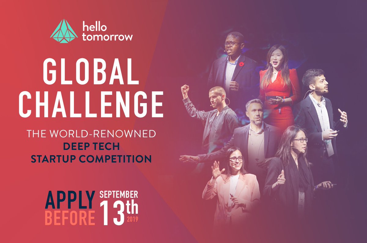 Hello Tomorrow Global Challenge 2019 for Deeptech Entrepreneurs Worldwide (€100K Grand Prize and more)