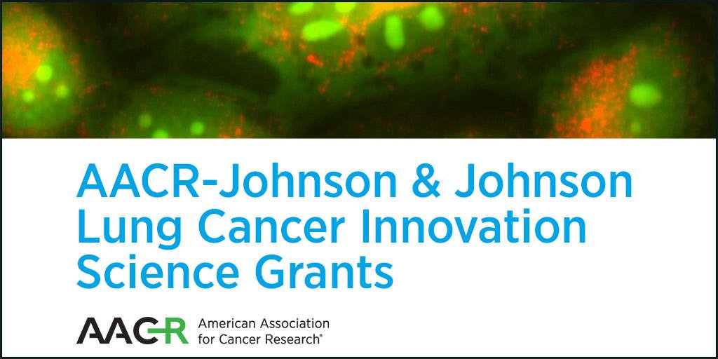 AACR-Johnson & Johnson Lung Cancer Innovation Science Grants 2019 (Up to $1,000,000)
