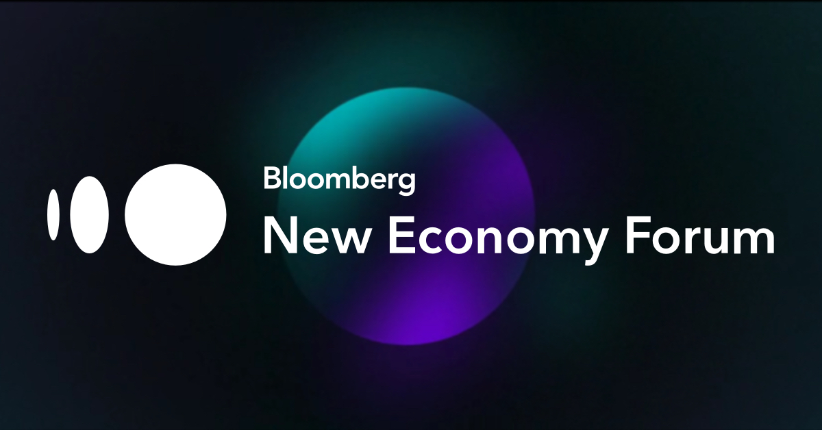 New economy is. Bloomberg New economy forum.