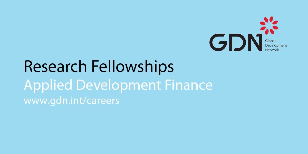 EIB-GDN  Fellowship Program in Applied Development Finance 2019/2020 (Grants and stipend up to €25,000)