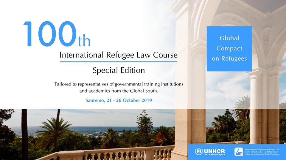 UNHCR/IIHL 100th International Refugee Law Course 2019 (Fully-funded)