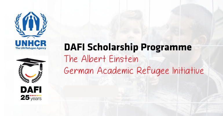 UNHCR DAFI (Albert Einstein German Academic Refugee Initiative) Scholarship Programme 2019