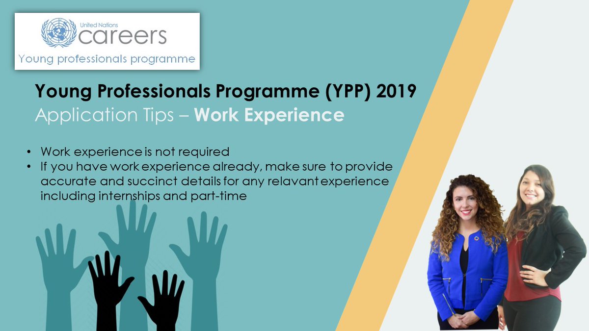 United Nations Young Professionals Programme 2019