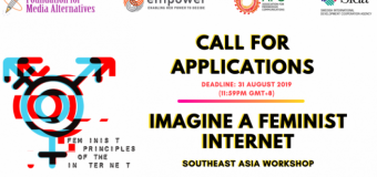 Call for Applications: Imagine a Feminist Internet Southeast Asia Workshop 2019