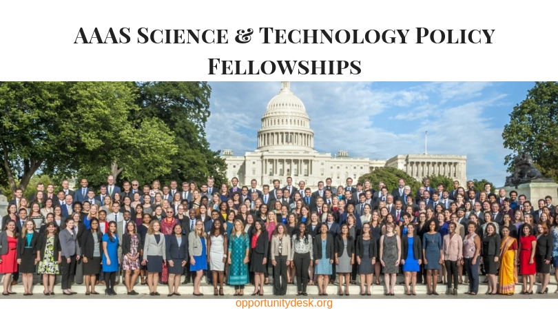 AAAS Science & Technology Policy Fellowships 2019 for Scientists and Engineers from the United States
