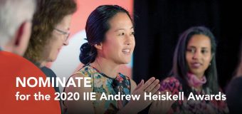 IIE Andrew Heiskell Awards for Innovation in International Education 2020 (Funded to New York plus $1,000 prize)