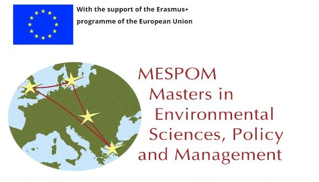 Erasmus Mundus Joint Master Degree in Environmental Sciences, Policy and Management (MESPOM) 2020-2022