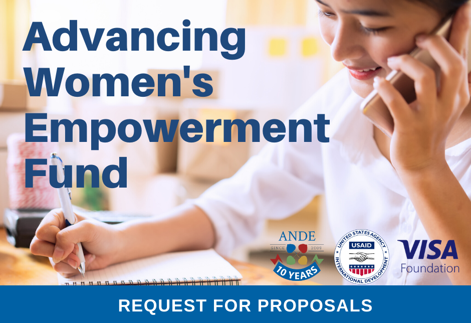 Request for Proposals: ANDE Advancing Women’s Empowerment Fund 2020 for Women Entrepreneurs in Emerging Markets