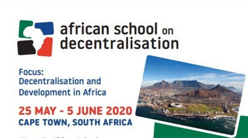 Call for Applications: African School on Decentralisation 2020 (Funding available)