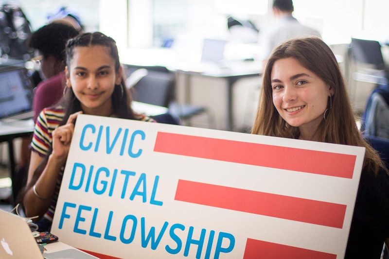 Civic Digital Fellowship Program 2020 for Innovative Students in the US (Fully-funded)