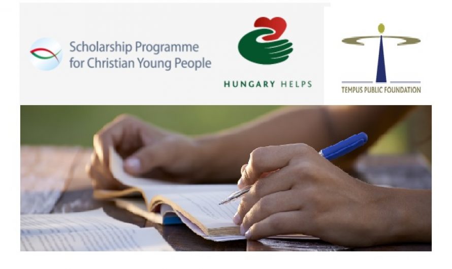 Tempus Public Foundation Scholarship Programme for Christian Young People 2020/2021 (Study in Hungary fully-funded)