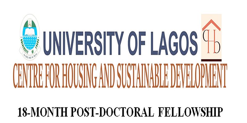 University of Lagos Centre for Housing and Sustainable Development Post-doctoral Fellowship 2020 (Funding available)
