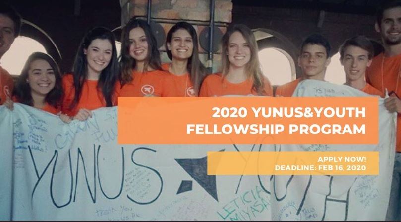 Yunus&Yunus Fellowship Program 2020 for Young Early-stage Social Business Leaders