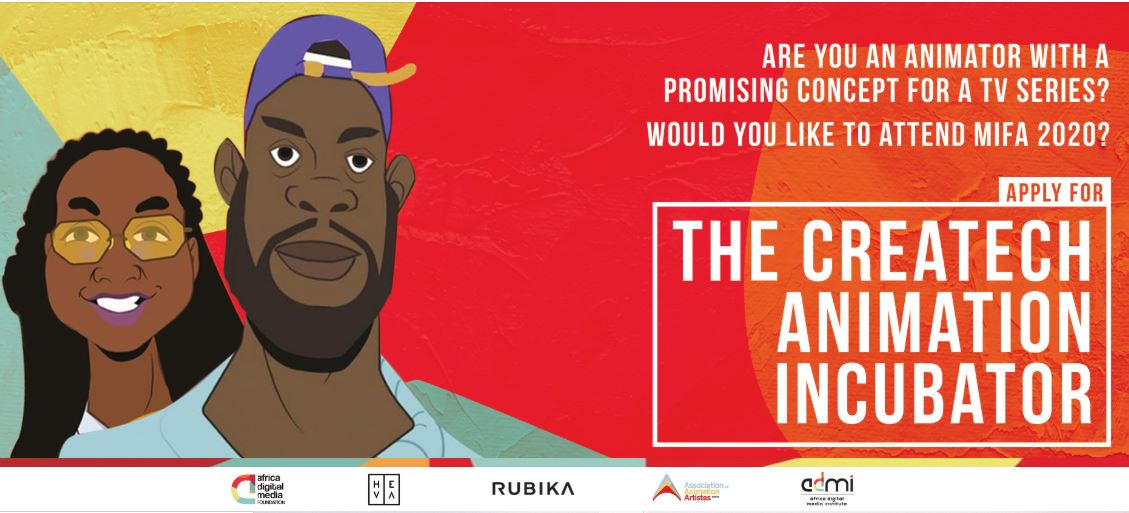 Africa Digital Media Foundation (ADMF) CreaTech Animation Incubator 2020 for East Africans