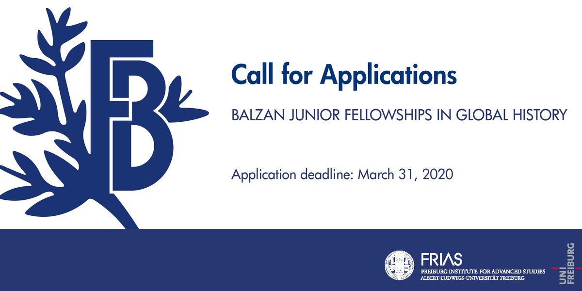 Call for Applications: Balzan Junior Fellowships in Global History 2020/2021 (Funded)