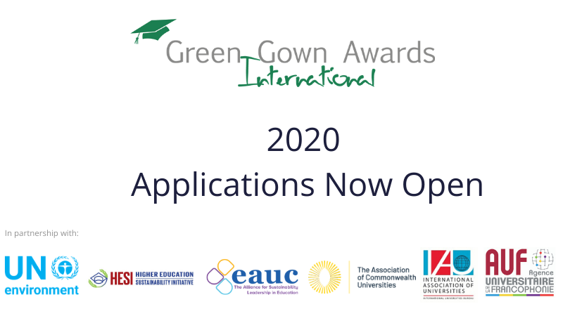 International Green Gown Awards 2020 for Universities or Colleges across the World