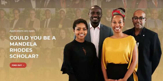 Mandela Rhodes Scholarship 2024-2025 For Young Africans – Opportunity Desk