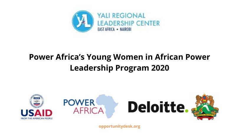 YALI RLC-EA/Power Africa’s Young Women in African Power Leadership Program 2020 (Fully-funded)