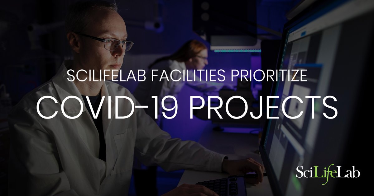 SciLifeLab Call for COVID-19 related Proposals 2020 from Researchers in Sweden