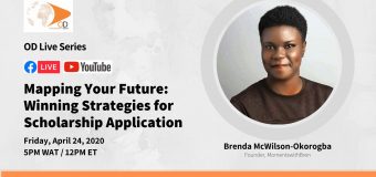 OD Live with Brenda McWilson-Okorogba – Mapping Your Future: Winning Strategies for Scholarship Application