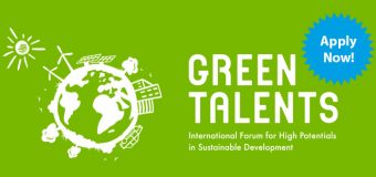 Green Talents Competition 2022 for Young Researchers in Sustainable Development (Fully-funded to Germany)