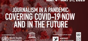 Knight Center Free Online Course 2020 for Journalists covering COVID-19