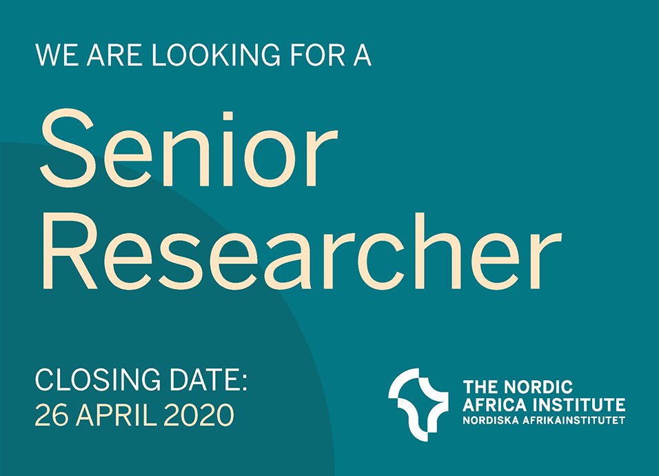 Nordic Africa Institute’s African Scholar Program 2020 for Senior Researchers