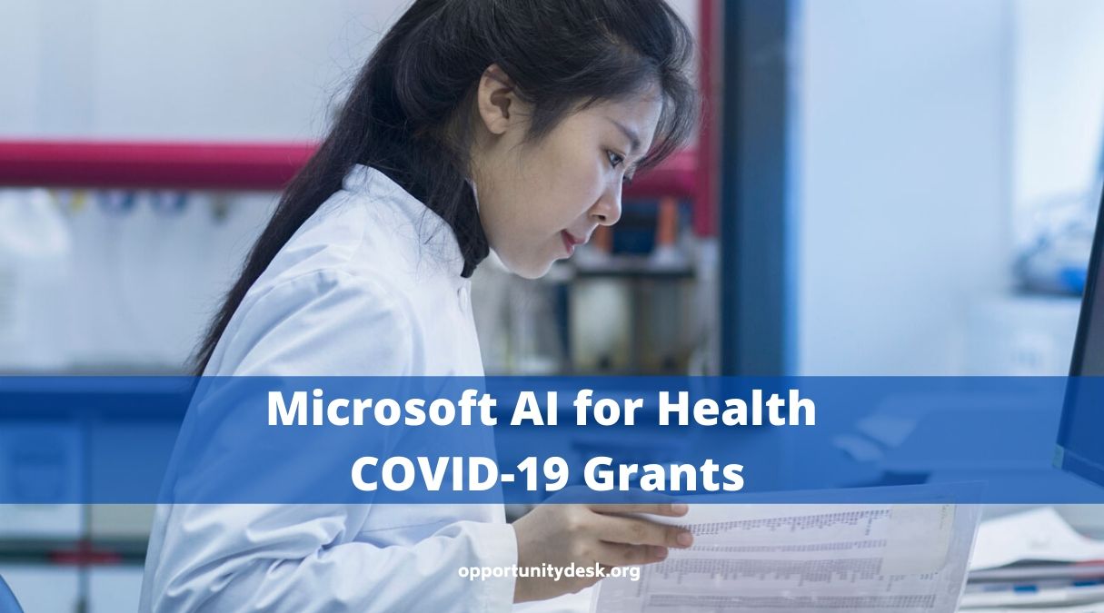 Microsoft AI for Health COVID-19 Grants 2020