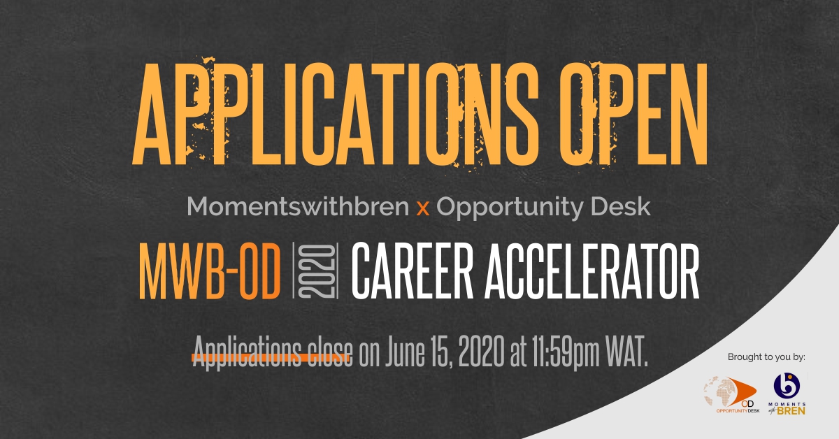 MWB-OD Career Accelerator 2020 – applications now open!