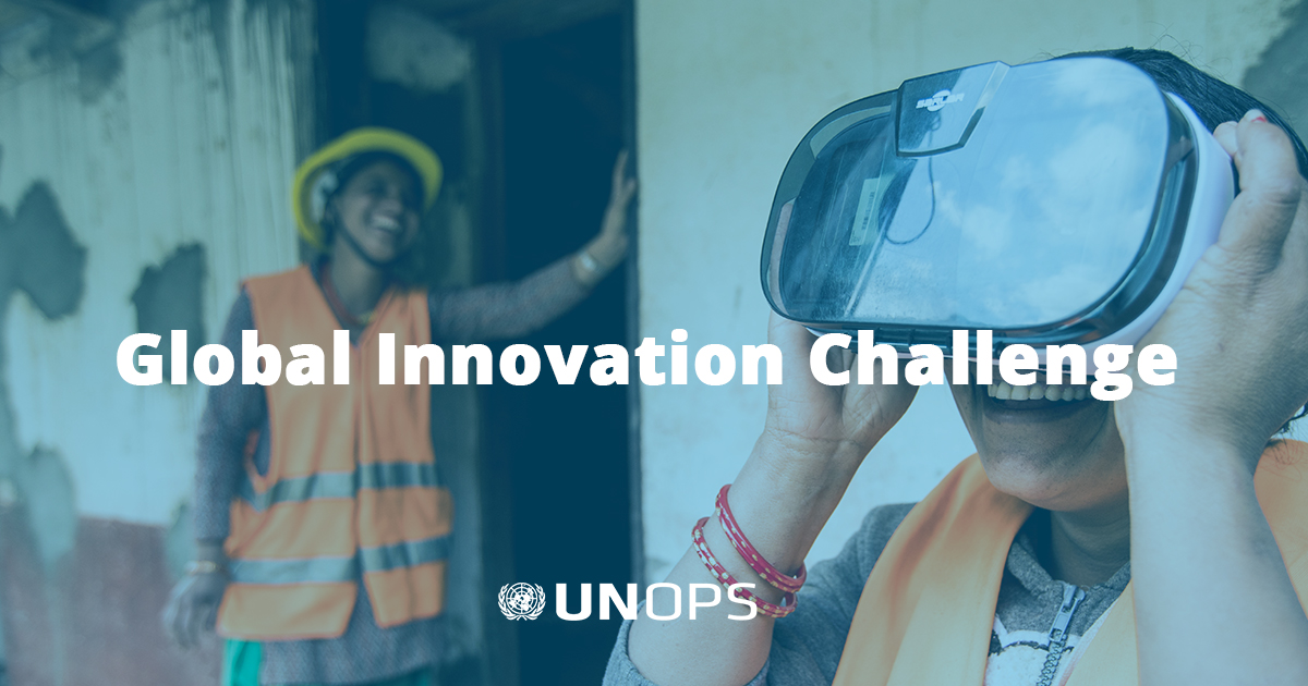 UNOPS Global Innovation Challenge 2020 to tackle the Sustainable Development Goals (SDGs)