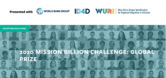 WorldBank Group Mission Billion Challenge Global Prize 2020 (Up to $150k in prizes)